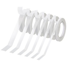 Gewebeband f&uuml;r 6 Rollen Teppichklebeband, 10 m x 0,4/0,5/0,6/0,7/0,8/1", wei&szlig;