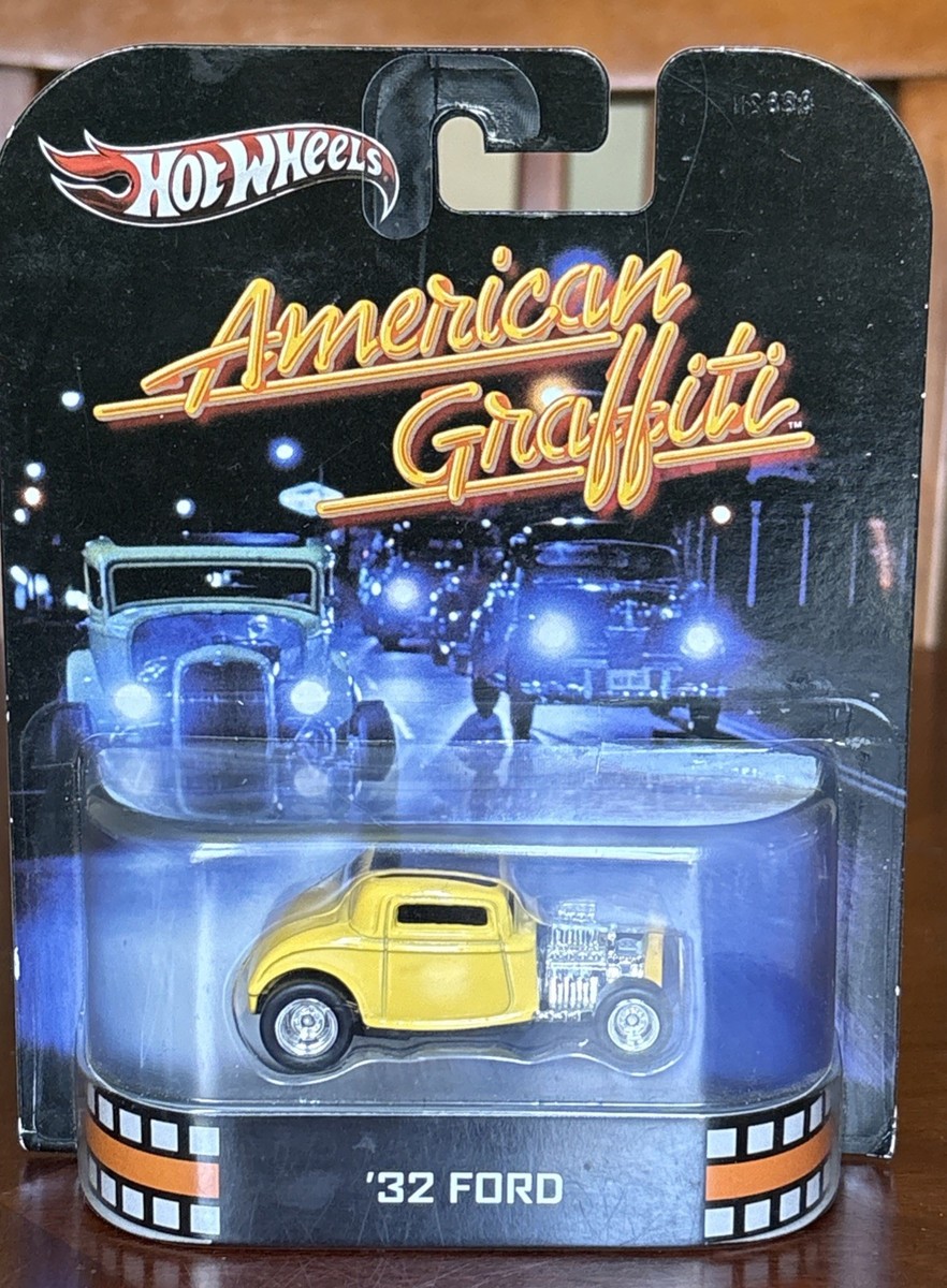 Hot Wheels American Graffiti '32 Ford Yellow Retro Entertainment