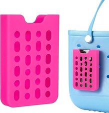 PARBEE Phone Holder Compatible with Bogg Bag, Silicone Keep Your Pink