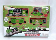The Grinch Express Ready to Play Train Set Christmas Holiday 12pc Dr. Suess