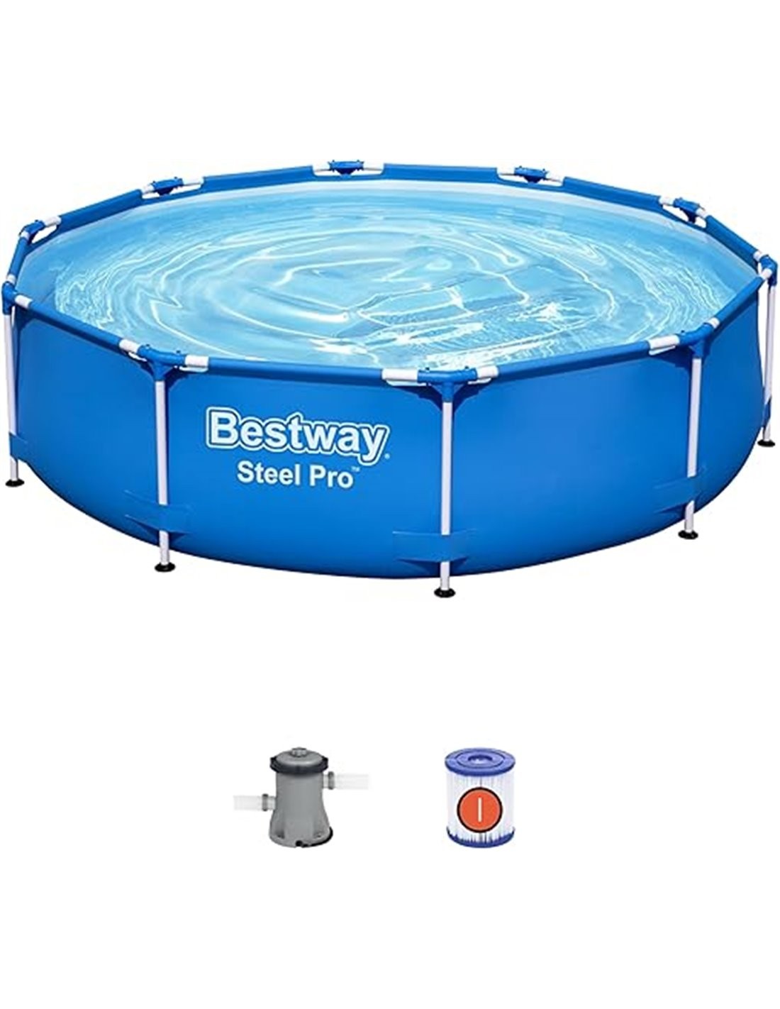Bestway - Piscina elevada Bestway Steel Pro - Medidas 305 x 75 cm - Modelo n. 56