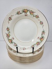 Set Of 9 Homer Laughlin Countess Soup Bowls 8 1/4" Georgian Eggshell Vintage USA