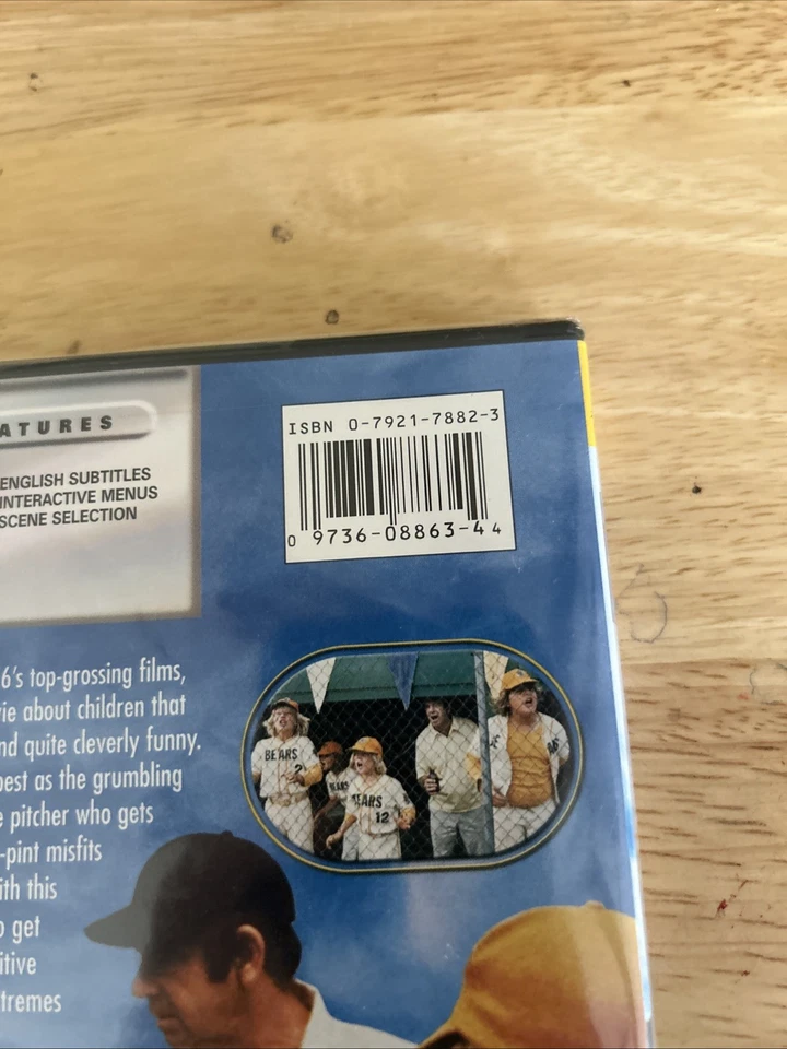 The Bad News Bears (DVD 2001)1976 Walter Matthau/Tatum O’Neal - NEW Authentic US - Image 3 of 4