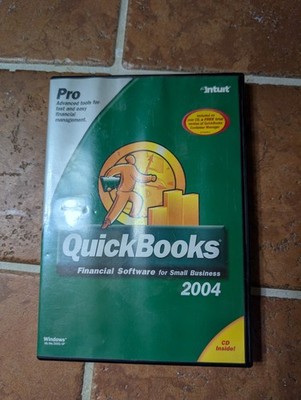 Intuit QuickBooks Pro 2004 with License for Windows 98/ME/2000/XP Used