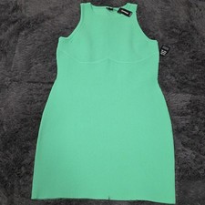 Express - Green Ribbed Mini Dress. Size L. NWT!