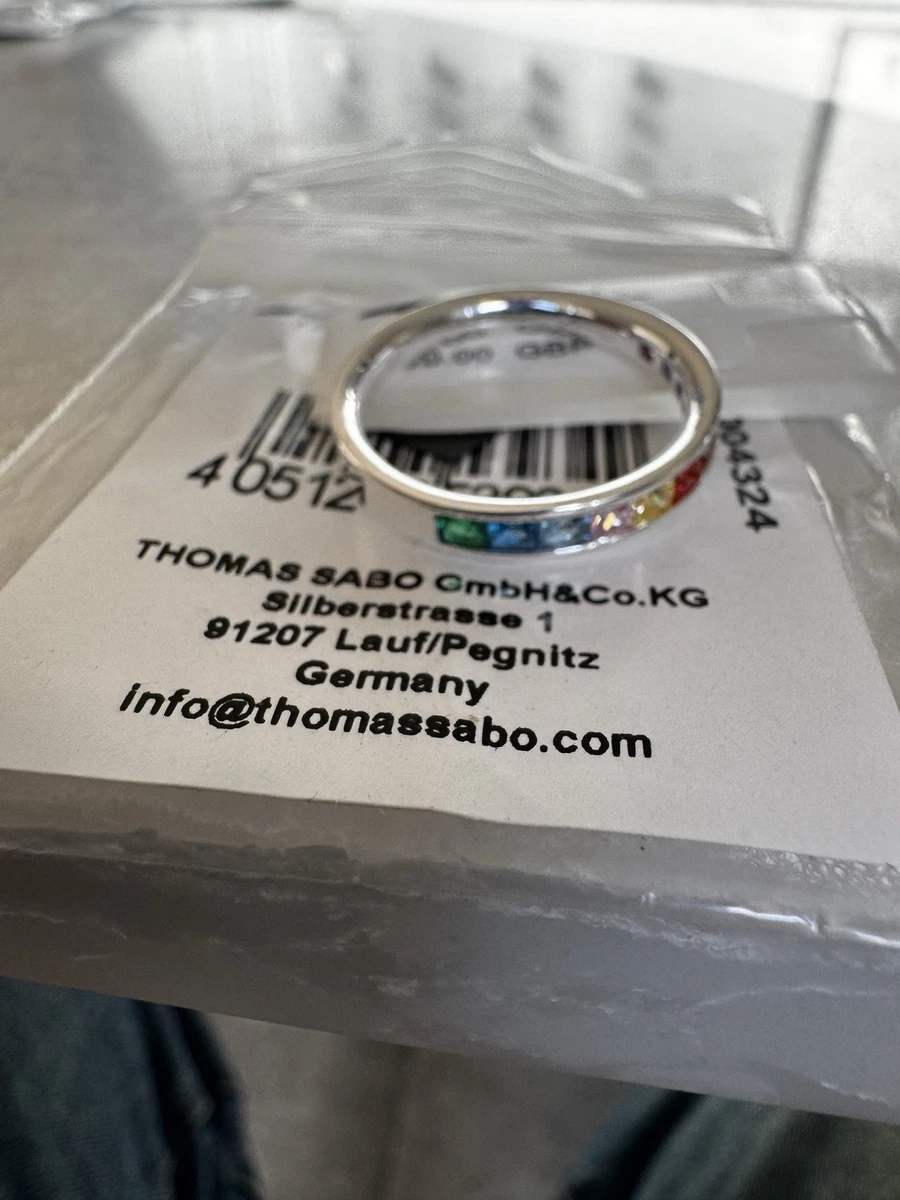 Thomas Sabo Ring Infinity met witte stenen zilver 925 sterling zilver TR2322 051 14 58