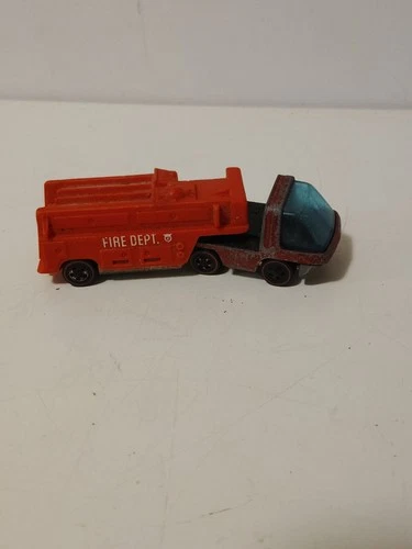 1969 Redline Hot Wheels The Heavyweights Fire Truck & Trailer Made In Hong Kong