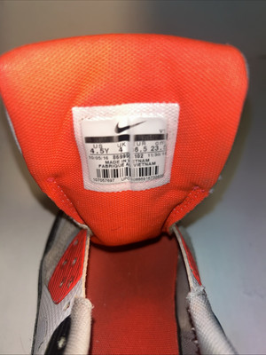 Shoes White/Orange/Black Nike Airmax size 4.5U.S  EUR36.5