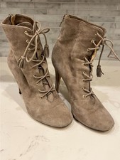 Jimmy Choo Cinder Suede Lace Up Boots