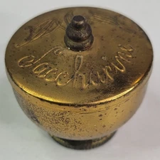 Vintage Gold Tone Saccharine Service Dish