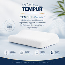 TEMPUR-Neck Pillow White / Queen