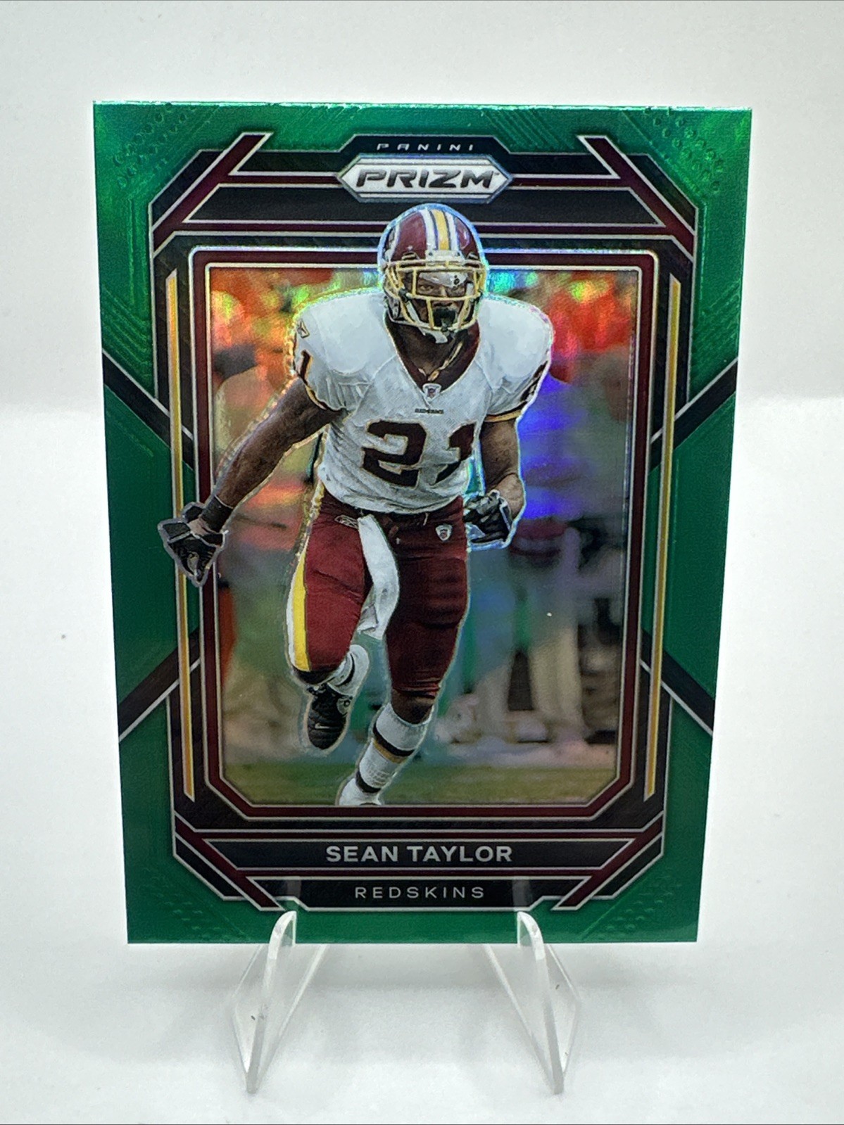 2022 Panini Prizm - Sean Taylor #300 Green Prizm Washington Redskins