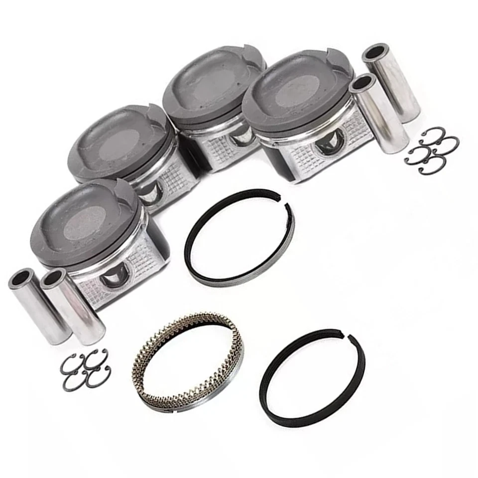 Engine Pistons & Rings Kit for 2000-2005 TOYOTA CELICA GT MR2 SPYDER 1ZZFE 1.8L - Imagem 4 de 4