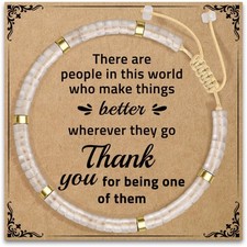 Thank You Gifts for Women, Inspirational Gifts Crystal Bracelets Appreciation Gi
