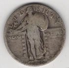 1925 STANDING LIBERTY QUARTER 25¢ COIN 90% SILVER UNITED STATES OF AMERICA USA