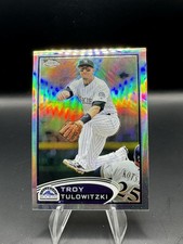 TROY TULOWITZKI 2012 TOPPS CHROME REFRACTOR #110