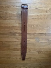 Rogue Ohio Tan Leather Lifting Belt Med