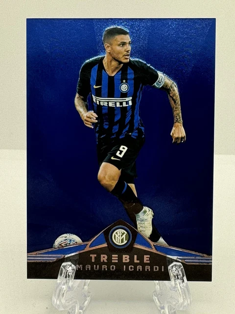 2018-19 Panini Treble Soccer Mauro Icardi Blue /75 inter milan 🔵🔥