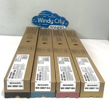 Sharp MX-36NT Toner Cartridge Set CMYK Genuine For MX 2610 2640 3110 3610 3640