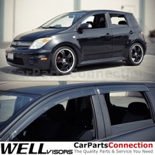 Wellvisors Window Visors 04-07 Scion Xa Sun Visors Deflectors Wellvisors Window Visors 04-07 Scion Xa Sun Visors Deflectors