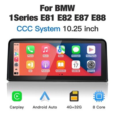 10.25'' Android 13 GPS Carplay Stereo 4+32GB For BMW 1 Series E87 2006-2012 CCC