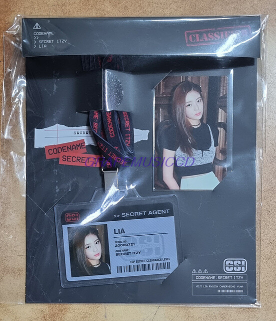 ITZY CSI : Codename Secret POP-UP STORE GOODS AGENT ID CARD +