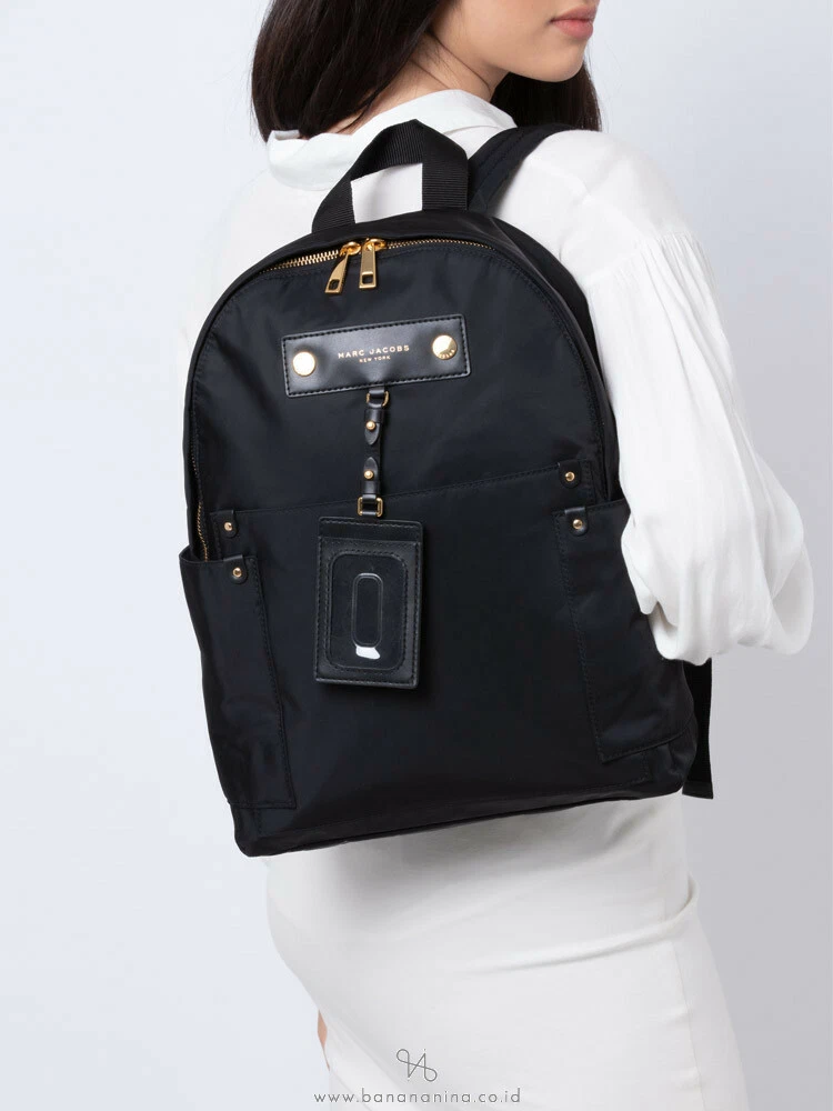 Marc Jacobs The Large Nylon Biker Backpack, Black