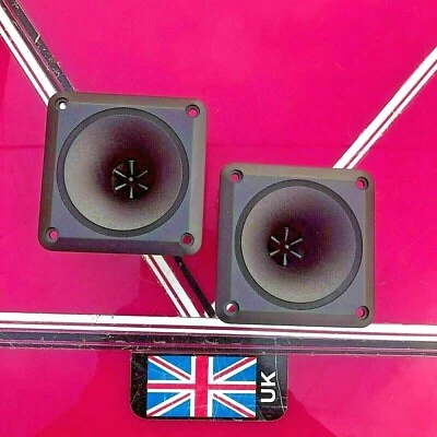 MGB Piezo Tweeters (Pair) Square 90mm x 90mm disco speaker/ horn replacement