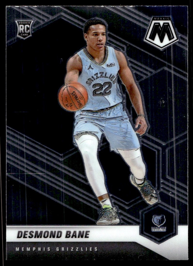 2020-21 Panini Mosaic Desmond Bane Rookie A30 Memphis Grizzlies #211