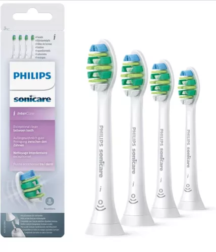 InterCare Spazzole a innesto Philips Sonicare HX9004/07, 4/8 pezzi, bianco, originale - Foto 5 di 6