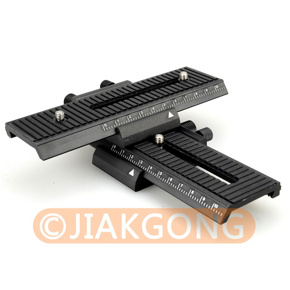 DSLRKIT 6 way Macro Shot Focus Rail Slider UP Down right left forward