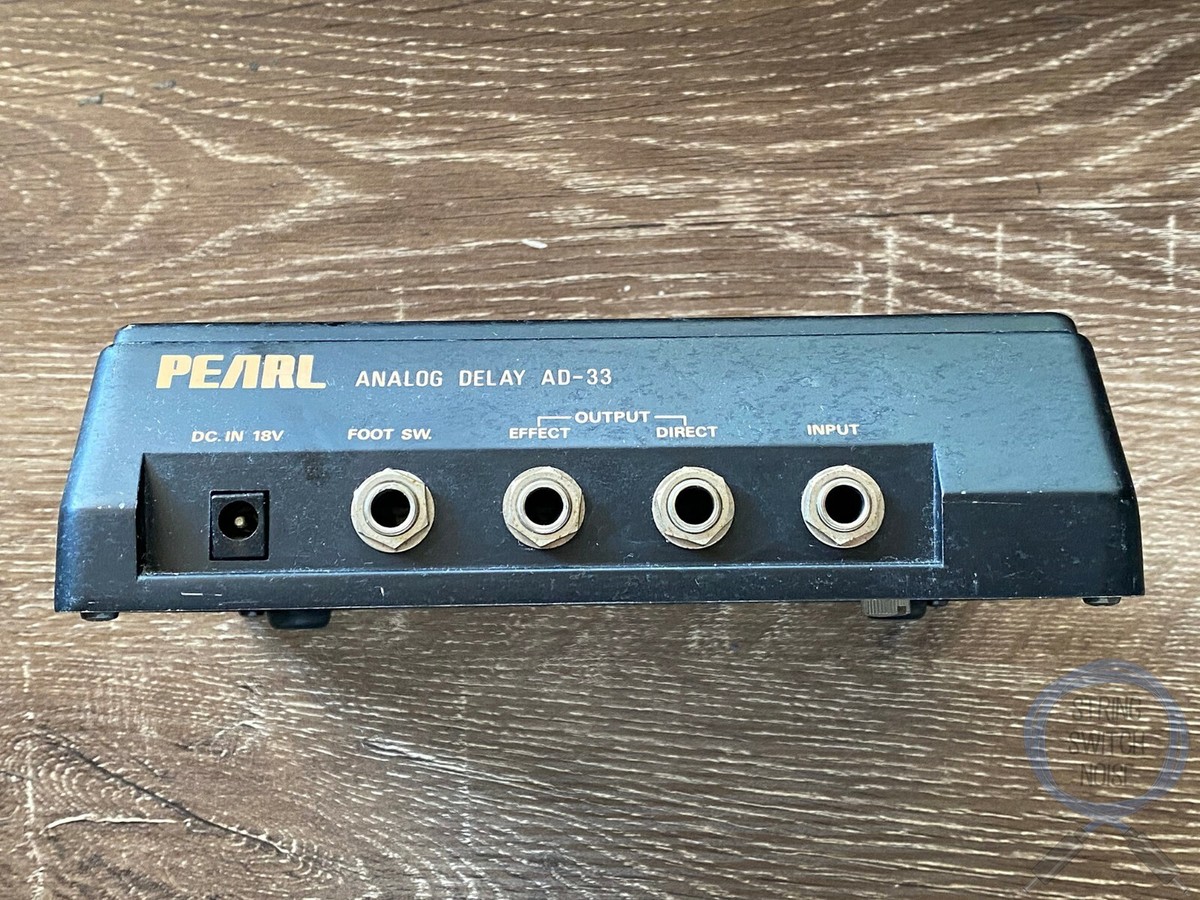 Pearl AD-33, Analog Delay, 2 CH, Made In Japan, 1980s, Vintage Guitar Effect Pearl AD-33, Analog Delay, 2 CH, Made In Japan, 1980s, Vintage Guitar Effect