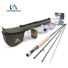 Maxcatch canne pêche à  la mouche pack/ extreme combo 3/4/5/6/7/8/10WT moulinet