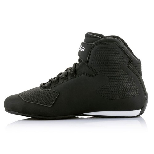Scarpe Da Moto Alpinestars Sektor Black White Uomo Protezioni N 43.5 Sportive - Foto 3 di 3