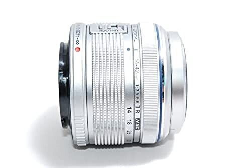 Olympus M.Zuiko DIGITAL 14-42mm f/3.5-5.6 II R Lens For Four Thirds (Silver) - Picture 1 of 4