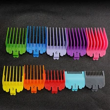 Hair Clipper Set Limit Comb Guide Trimmer Guards Attachment Barber for Wahl US ~