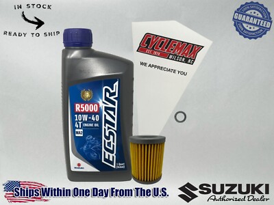 Cyclemax Standard Ecstar R5000 Oil Change Kit fits 1994-1996 Suzuki DR125