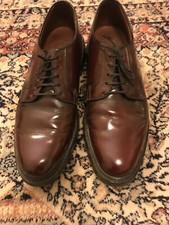 BOSTONIAN CROWN WINDSOR VINTAGE PLAIN TOE/DERBY/BROGUE SHOES 9 D