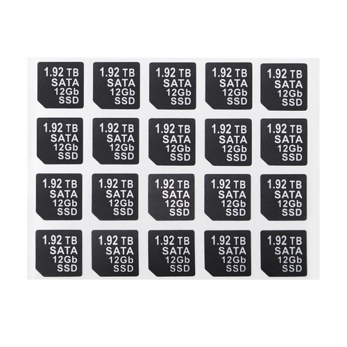 LOT OF 20 Capacity Sticker FOR DELL DXD9H X7K8W 14gen hard disk tray Caddy - Picture 45 of 58