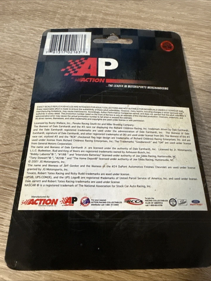 Jeff Gordon #24 2002 Acción Escala 1/64 Diecast Stock Car Adulto Edición Limitada Foto 2 de 2