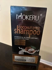 Mokeru Coconut Hair Dye Shampoo Semi- Permanent  for Men Women Grape Red 04