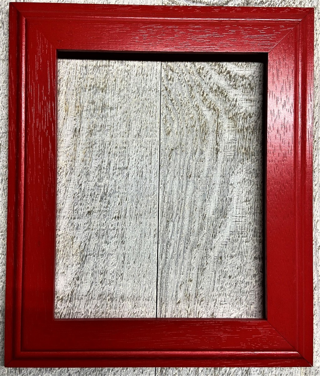 Red Wooden A4 Frame