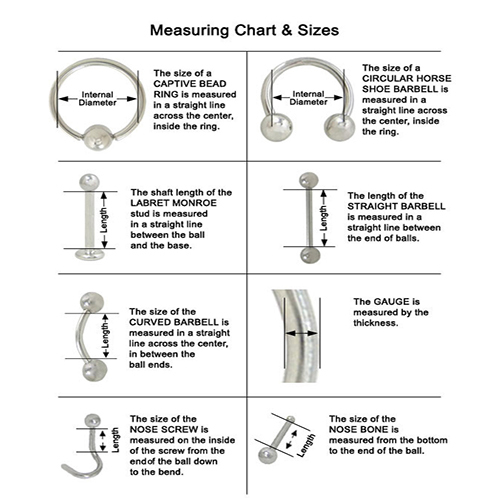 16 Gauge Septum Cartilage Nose Ring with Safety Pin Design Jewelry Nose Piercing