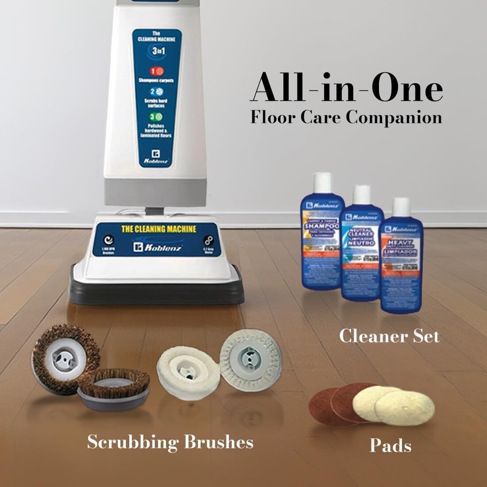 Koblenz Shampooer and Polisher Cleaning Machine,Floor Cleaner with1100