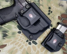 S&W M&P Shield Green Crimson Trace Laser (LG-489G) Kydex Holster Combo 9mm/ .40.