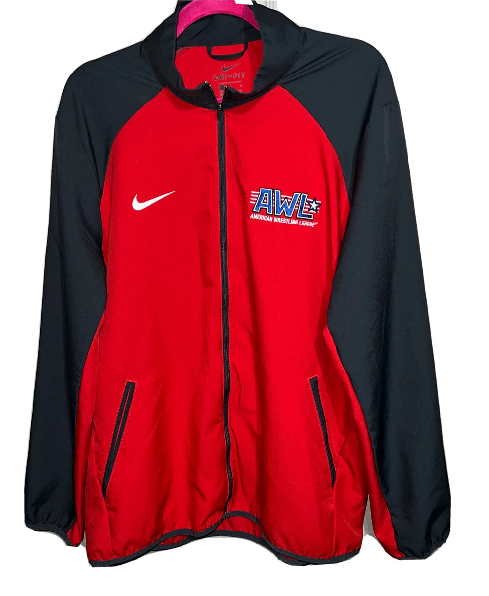 Nike Tracksuit Zip Up Jacket American Wrestling League Size Large