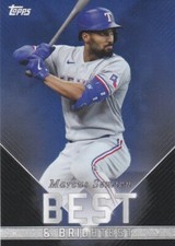 Marcus Semien RANGERS 2022 TOPPS X Wander Franco 20 Brightest BLUE 47/75