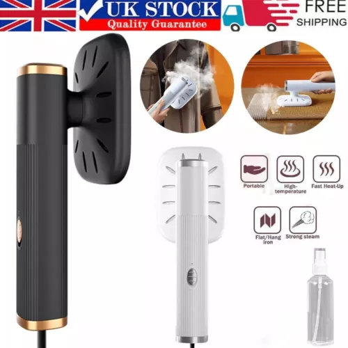 Mini Steam Iron Handheld Clothes Steamer, Travel Steam Iron Fast Heat Up Tool UK