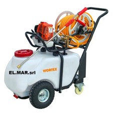 Motopompa Carriola 50 Litri 2 Tempi Irrorazione Disinfestazione Wortex C50-T2