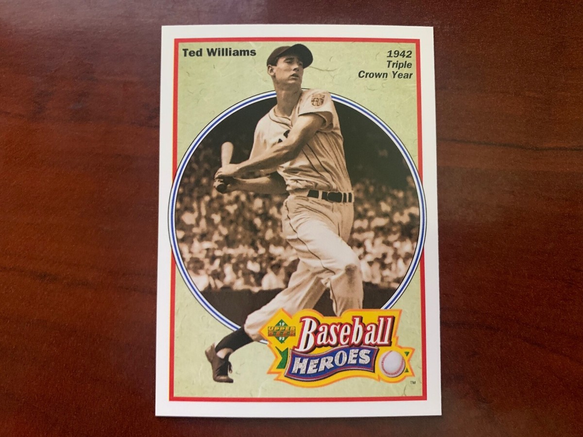 1992 Upper Deck - Baseball Heroes Ted Williams 1942 Triple